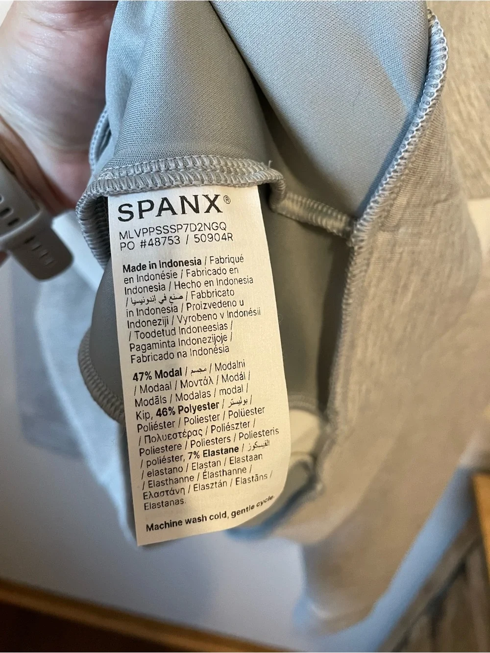 SPANX Women's AirEssentials Striped Track Jacket Light Gray 2X